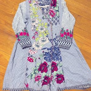 Khaddi Pret Kurta Angrakha Style